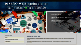 What Paginadigital.com.ar website looked like in 2022 (3 years ago)