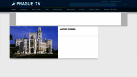 What Prague.tv website looked like in 2022 (1 year ago)