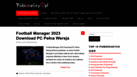 What Pobierzgry24.pl website looked like in 2022 (1 year ago)