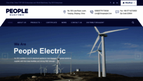What People-electric.com website looked like in 2022 (1 year ago)