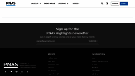 What Pnas.org website looked like in 2022 (1 year ago)