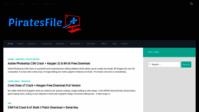 What Piratesfile.com website looked like in 2022 (1 year ago)