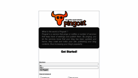 What Pingoat.net website looked like in 2022 (1 year ago)