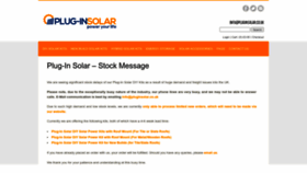 What Pluginsolar.co.uk website looked like in 2022 (1 year ago)
