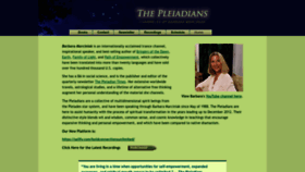 What Pleiadians.com website looked like in 2022 (1 year ago)