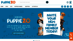 What Puppiezo.com website looked like in 2022 (1 year ago)