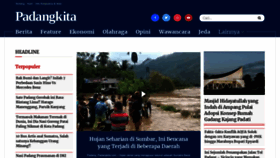 What Padangkita.com website looked like in 2022 (1 year ago)
