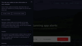 What Planning.org.uk website looked like in 2022 (2 years ago)