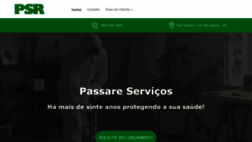 What Passare.com.br website looked like in 2022 (1 year ago)