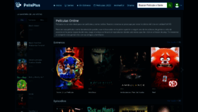 What Pelisplus.cx website looked like in 2022 (2 years ago)
