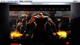 What Phoenixgamesfree.com website looked like in 2022 (1 year ago)