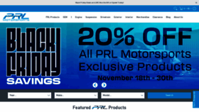 What Prlmotorsports.com website looked like in 2022 (1 year ago)