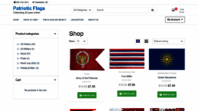 What Patriotic-flags.com website looked like in 2022 (1 year ago)