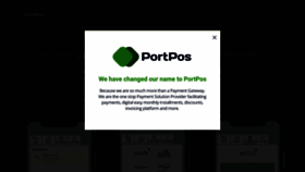 What Portpos.com website looked like in 2022 (1 year ago)