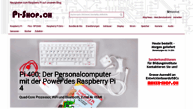 What Pi-shop.ch website looked like in 2022 (1 year ago)