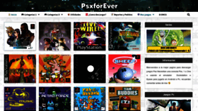 What Psxforever.com website looked like in 2022 (1 year ago)