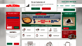 What Papajohns.com.tr website looked like in 2022 (1 year ago)
