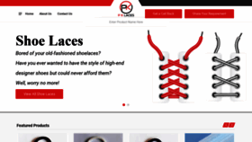 What Pklaces.com website looked like in 2022 (2 years ago)