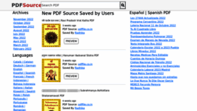 What Pdfsource.org website looked like in 2022 (1 year ago)