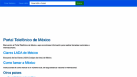 What Portaltelefonico.mx website looked like in 2022 (1 year ago)