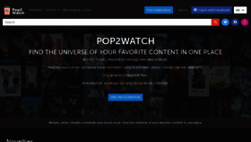 What Pop2watch.com website looked like in 2022 (1 year ago)