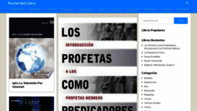 What Portallibro.com website looked like in 2022 (1 year ago)
