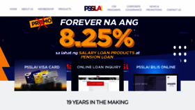 What Psslai.com website looked like in 2022 (1 year ago)