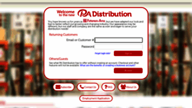 What Pa-dist.com website looked like in 2022 (1 year ago)