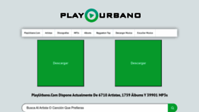 What Playurbano.com website looked like in 2022 (1 year ago)