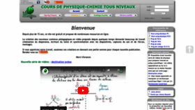 What Physagreg.fr website looked like in 2022 (1 year ago)