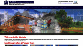 What Packtravels.com website looked like in 2022 (1 year ago)