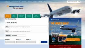 What Phongvetranchau.com website looked like in 2022 (1 year ago)