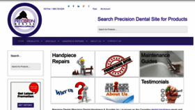 What Precisiondental.ca website looked like in 2022 (1 year ago)
