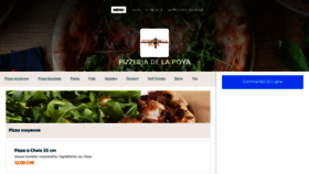 What Pizzeria-de-la-poya.ch website looked like in 2022 (1 year ago)