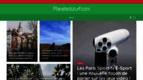 What Planeteduturf.com website looked like in 2022 (1 year ago)