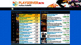 What Playserver.in.th website looked like in 2022 (1 year ago)