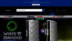 What Pcgamingcases.co.uk website looked like in 2022 (1 year ago)