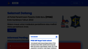 What Ppdbsurabaya.net website looked like in 2022 (1 year ago)