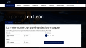 What Parkingenleon.com website looked like in 2022 (1 year ago)