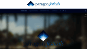 What Paragonartevents.com website looked like in 2022 (1 year ago)
