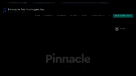 What Pinnacle.com.ph website looked like in 2022 (1 year ago)