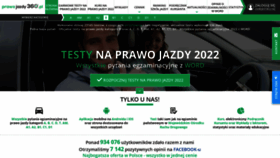 What Prawo-jazdy-360.pl website looked like in 2022 (1 year ago)