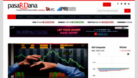 What Pasardana.id website looked like in 2022 (2 years ago)