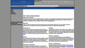 What Pkm.edu.pl website looked like in 2022 (1 year ago)