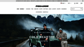 What Pegadorfashion.com website looked like in 2022 (1 year ago)