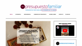 What Presupuestofamiliar.com.ar website looked like in 2022 (1 year ago)