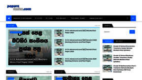 What Paperslanka.com website looked like in 2022 (1 year ago)