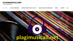 What Plagimusicali.net website looked like in 2022 (1 year ago)