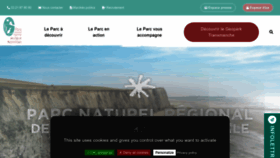 What Parc-opale.fr website looked like in 2022 (2 years ago)