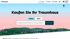 What Properstar.de website looked like in 2022 (1 year ago)